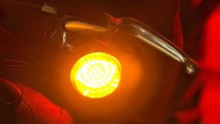 How To HarleyDavidson LED Front Turn Signals  Rouge Rider Industries turn signals on Low Rider S [upl. by Beora]