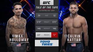 UFC 257 MAX HOLLOWAY vs CALVIN KATTAR hdmp4 [upl. by Ullyot]