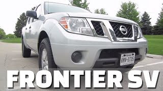 2018 Nissan Frontier Crew Cab SV V6  review walk around and test drive  100 rental cars [upl. by Dwane]