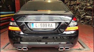 MERCEDES S320 DİZEL 30 V6 KUMANDALI VAREX EGZOZ [upl. by Ernesta]