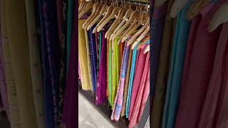 Premium quality tussar saree selling in Taneira store shortsvideo [upl. by Arev]