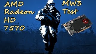 Call Of Duty Modern Warfare 3 AMD Radeon HD 7570 Test MAX [upl. by Okiek]