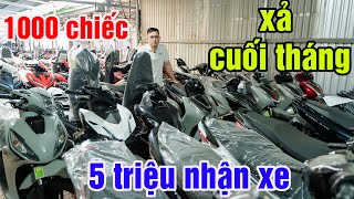 hơn 1000 chiếc sh mode sh 160 vision ab exciter 155 abs vario 125 future 125 sốc 5 triệu xe máy giá [upl. by Lorne]