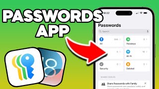 How To Use New Passwords App on iOS 18 [upl. by Ilene]