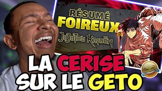 JE RÉAGIS au RÉSUMÉ FOIREUX  JUJUTSU KAISEN 0 de CrazyBombWorld  La CERISE sur le GETO 🤣 [upl. by Coucher978]