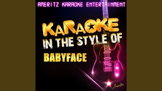 Its No Crime Karaoke Version [upl. by Aiak]