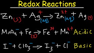 How To Balance Redox Reactions  General Chemistry Practice Test  Exam Review [upl. by Irelav]