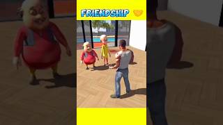 Frenklin Saved Motu Patlu 🤩  in indian bike driving 3d  shorts gta gaming [upl. by Thor]