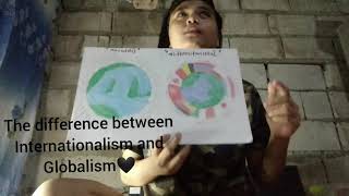 Difference between internationalism and Globalism [upl. by Rise]