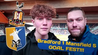 Bradford v Mansfield Match day Vlog [upl. by Fradin871]