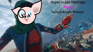 Piggy Hyper Scape Montage  Twitch Rivals Winner EU [upl. by Atilrak]