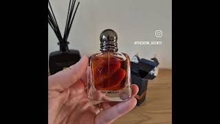 Stronger with YOU intensely perfume fragrance armani smellsgood parfum unboxing [upl. by Sileas]