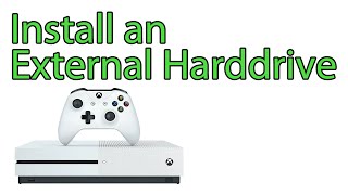 Xbox One How to Install an External Hard Drive [upl. by Lambard]