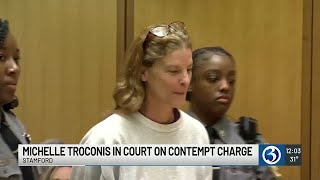 VIDEO Troconis arraignmed on contempt charge [upl. by Alihet]