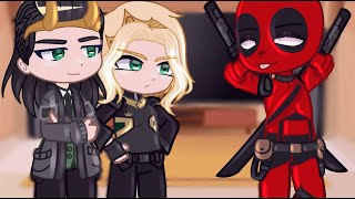 Loki Variants React To Deadpool  Gacha React [upl. by Judie381]