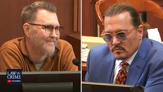 Johnny Depps Witness Testifies About Incident at Hicksville Trailer Palace Depp v Heard [upl. by Ulrich]