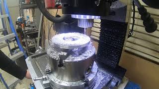 Machining A Bulkhead Mounting Plate  MilSpec Connector [upl. by Tyler438]