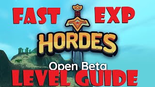 Hordesio fast level guide for beginners [upl. by Kalb]