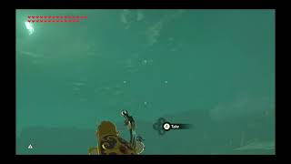 The Legend of Zelda Breath of the Wild How far can you throw a throwing spear with long throw [upl. by Aihsele]