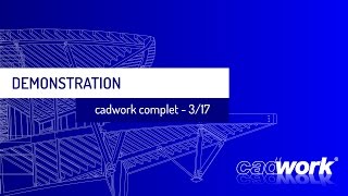 DEMO cadwork utilisation complete  317  Architecture parois et ouvertures [upl. by Nelsen154]