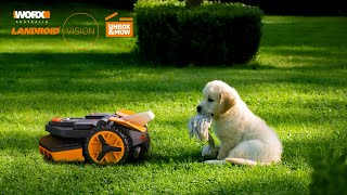 WORX LANDROID Vision® No Wire Robot Lawn Mower with Advanced AI [upl. by Akirat]