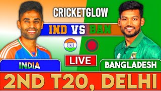 e IND Vs BAN 2nd T20I Delhi  Live Scores amp Commentary  India vs Bangladesh  2nd innings [upl. by Michiko]