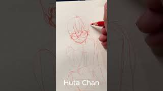 How to draw Kuriyama Mirai 栗山 未来 Kyoukai no Kanata shorts hutachan [upl. by Attolrac]