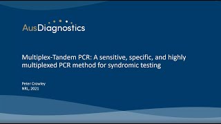 Multiplex Tandem PCR  A sensitive specific and highly multiplexed PCR method for syndromic testing [upl. by Nedah106]