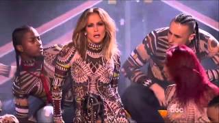 Jennifer Lopez performs 2015 hits medley at AMAs [upl. by Vonny]