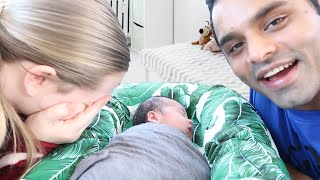 OUR MORNING ROUTINE WITH OUR NEWBORN BABY Noah Singh [upl. by Champ418]