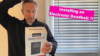 HOW TO INSTALL AN ELECTRONIC DEADBOLT Easy Steps to Install a Kwikset SmartCode 913 Deadbolt [upl. by Nidnarb391]