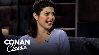 Marisa Tomei Keeps Her Oscar In The Bathroom  Late Night with Conan O’Brien [upl. by Nosinned]