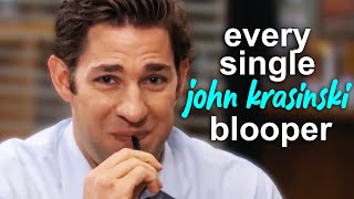 literally just every single john krasinski blooper from the office  Comedy Bites [upl. by Erdreid]