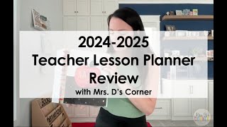 20242025 Teacher Lesson Planner Review for Special Education Teachers  with Mrs Ds Corner [upl. by Bordy831]