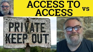 🔵 Access To  Access Meaning  Accessed Examples  Access To vs Access  Vocabulary  RP Accent [upl. by Aynekat]