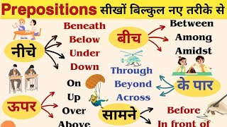 All Prepositions  Prepositions in English with Practice  Preposition  Preposition in Hindi [upl. by Ruthe]