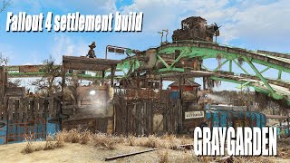 Fallout 4 Graygarden Settlement build [upl. by Ardna]