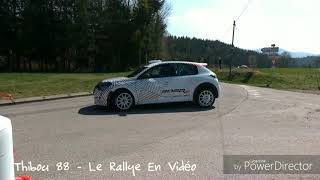 Test Yohan ROSSEL  New Peugeot 208 R2  THIBOU 88 [upl. by Asserac]