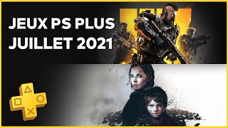 PlayStation Plus JUILLET 2021 PS4PS5  Présentation PS Plus 💥 [upl. by Yellek]