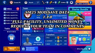 SM 25 mod save data v 110 FULL FACILITY  UNLIMITED MONEY 5 [upl. by Larrabee]