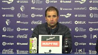 Rueda de prensa postpartido  Osasuna vs Sevilla F C [upl. by Brittney972]