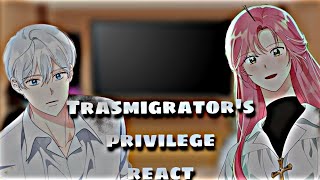 Transmigrators privilege react Future 1 Manhwa react  Jinn [upl. by Megan]