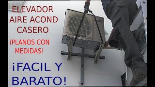 elevador casero aire acondicionado [upl. by Lletnwahs390]