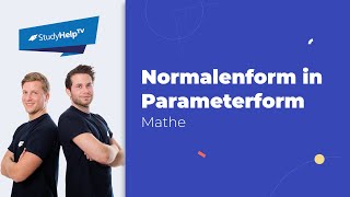 Normalenform in Parameterform umwandeln  StudyHelp [upl. by Durrej975]