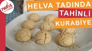 Helva Tadında Tahinli Kurabiye  Kurabiye Tarifi  Nefis Yemek Tarifleri [upl. by Varhol604]