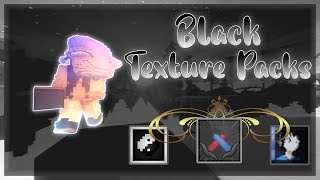 Black Aesthetic Texture Packs  Solo Bedwars Commentary [upl. by Grissom]