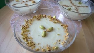 mhalbi  creme au riz dessert algerien pour ramadan [upl. by Thaddaus]