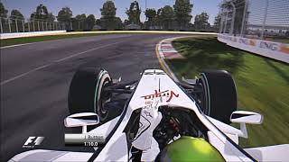 2009 Australian GP  Jenson Button OnBoard Pole Lap  assettocorsa [upl. by Black]