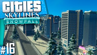 Cities Skylines Snowfall  Part 16 [upl. by Nodlew849]