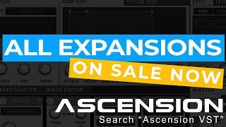 Ascension Synthesizer  All Sound Expansions Bundle [upl. by Stultz229]